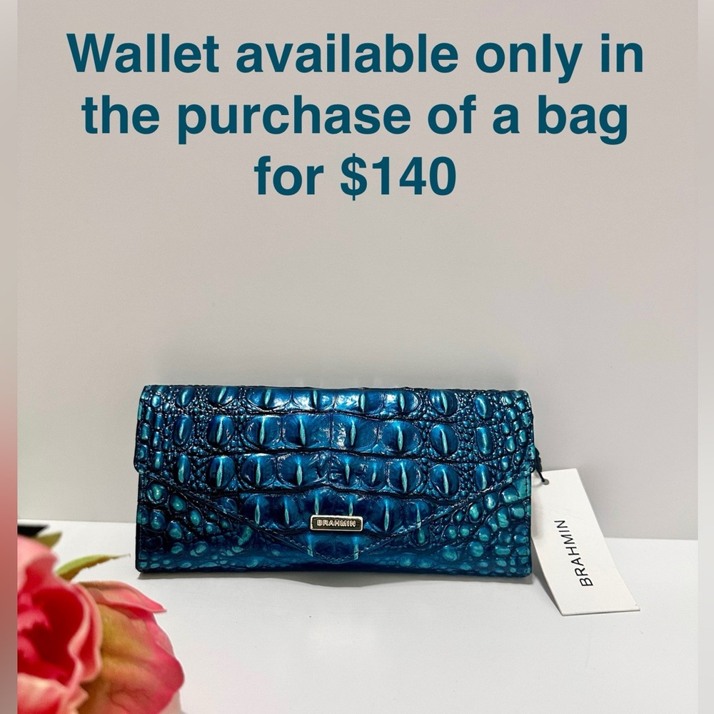 Brahmin small Finley blue patina - Picture 8 of 12